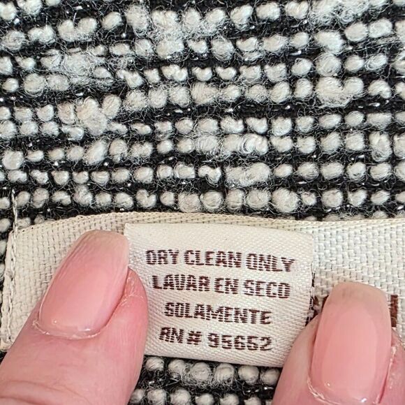 Sans Souci Beaded Tweed Blazer Sz L - Picture 5 of 6
